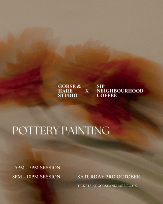 Pottery Painting x SIP Coffee - 8pm-10pm session